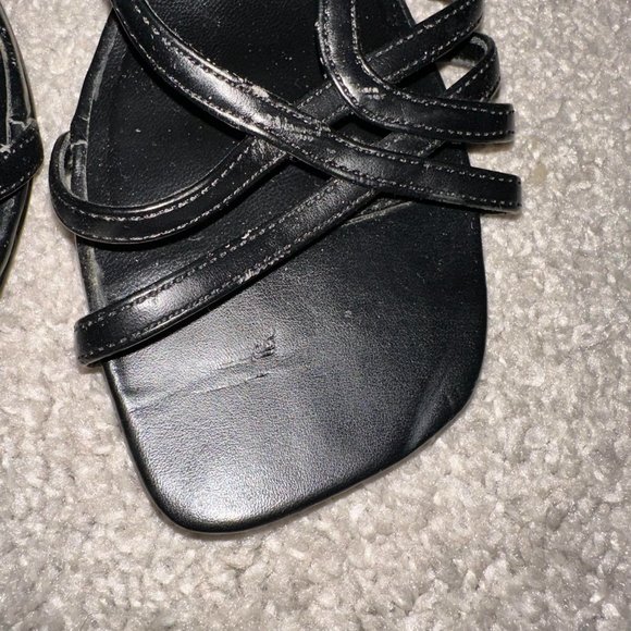 Vintage Jessica Black Strappy Heels 3 Inch 3” Size 6.5 - Picture 4 of 13
